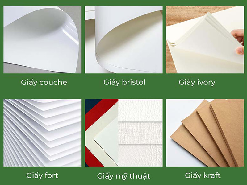 Bản đồ chất liệu giấy Chọn đúng loại để không ném tiền qua cửa sổ