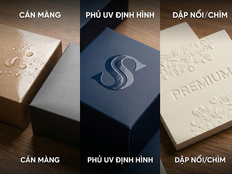 Quy cách gia công hộp giấy Nhỏ nhưng có võ